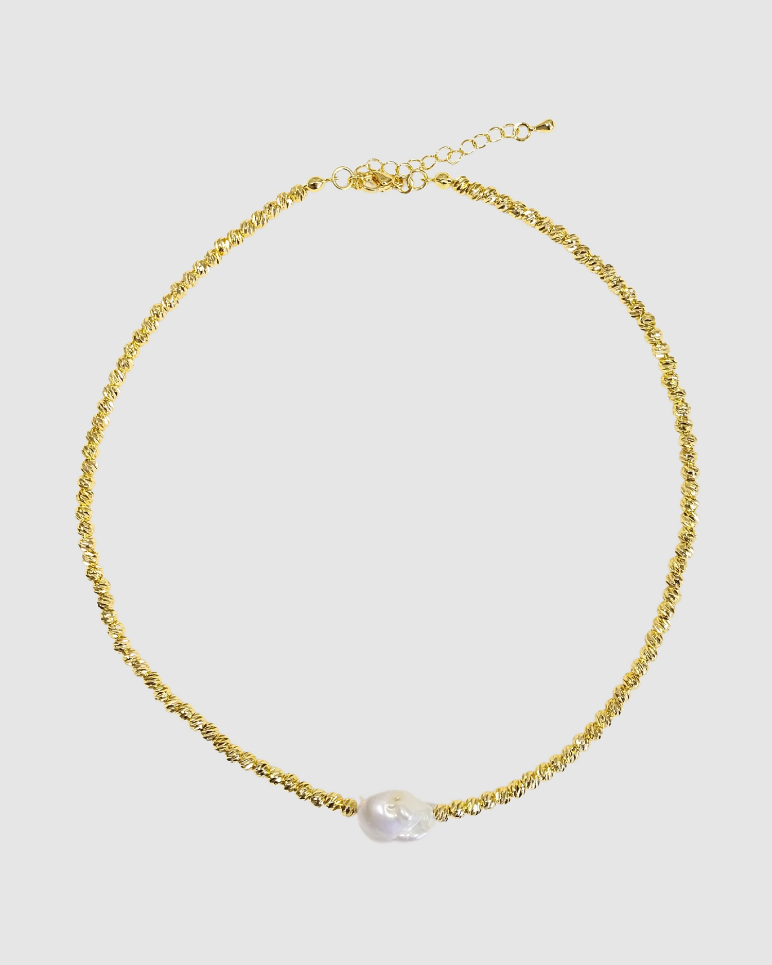 Izoa Amarae Pearl Necklace Gold