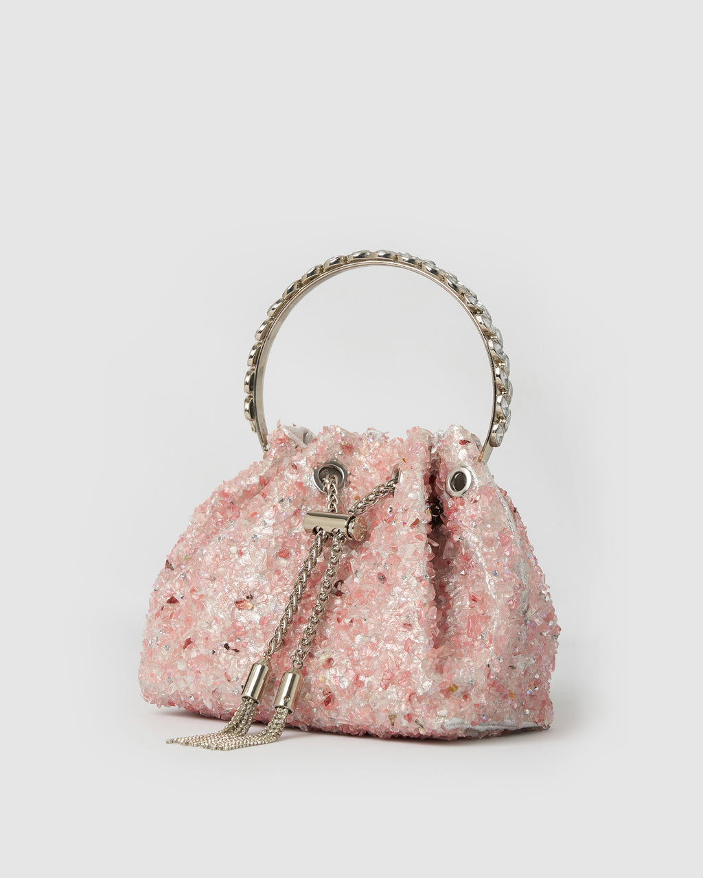 Izoa Crystal Bag Pink