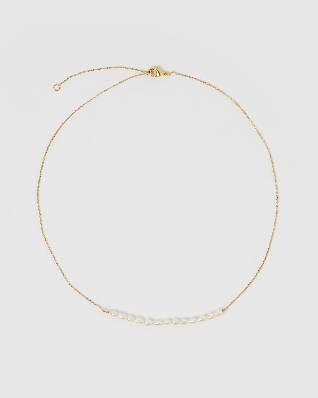 Izoa Chloesi Freshwater Pearl Necklace Gold