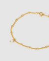 Izoa Eternal Bracelet Gold Pearl