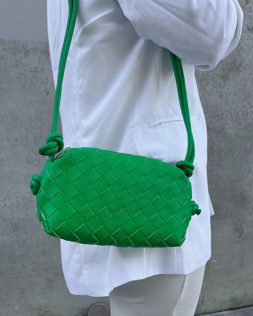 Izoa Sienna Crossbody Bag Neon Green
