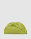 Izoa Vincenza Woven Bag Lime Green