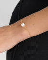 Izoa Coral Bracelet Gold Pearl