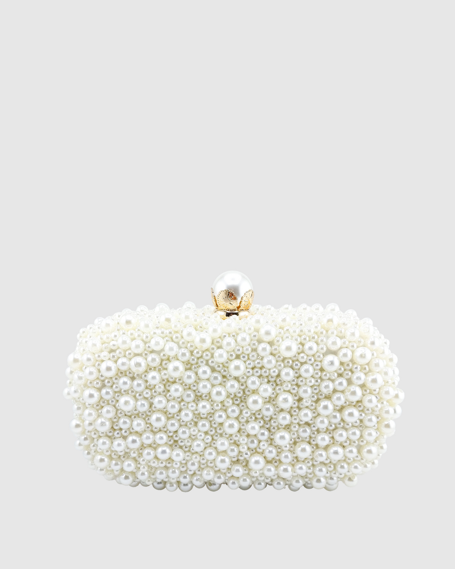 Izoa Cinderella Pearl Clutch
