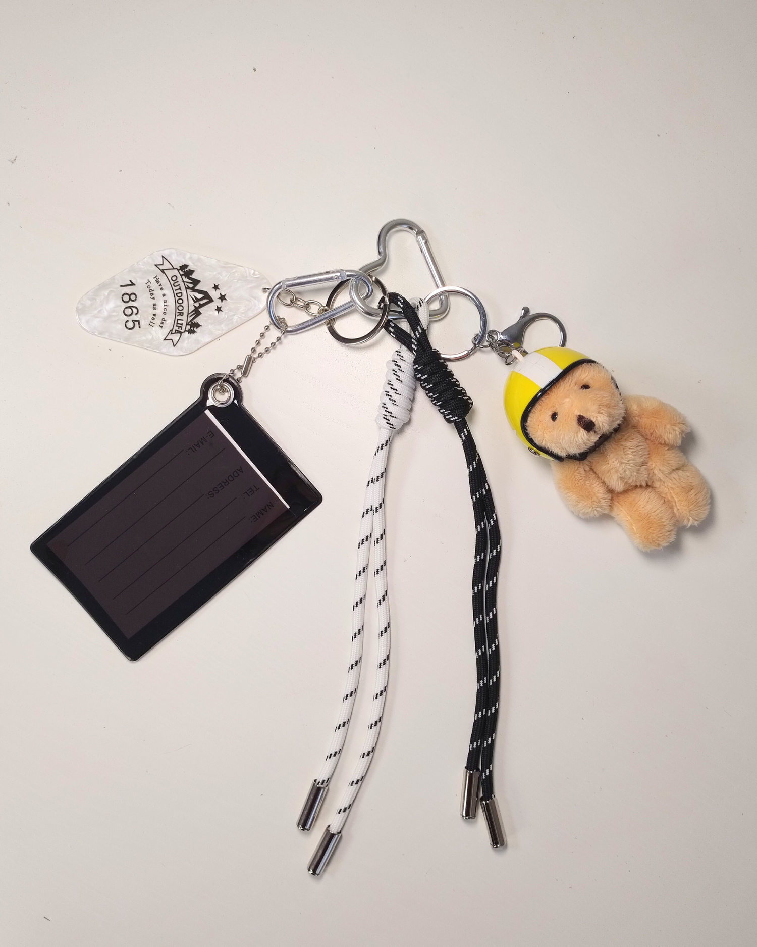 Izoa Yellow Teddy Bag Charm
