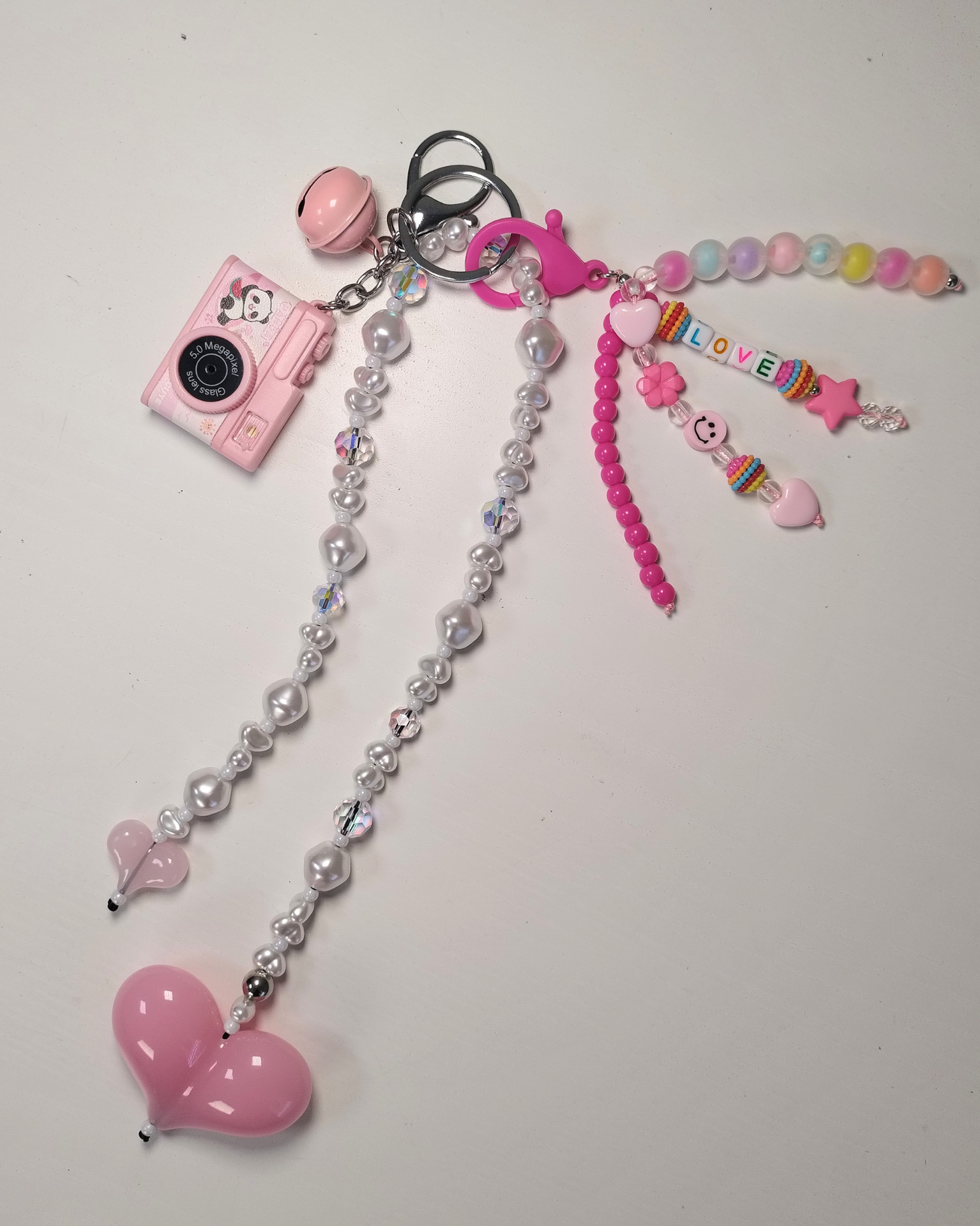 Izoa Camera Heart Bag Charm