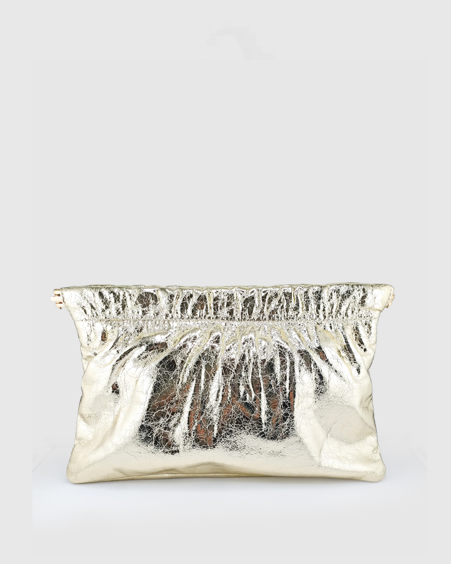 Izoa Leona Clutch in Gold