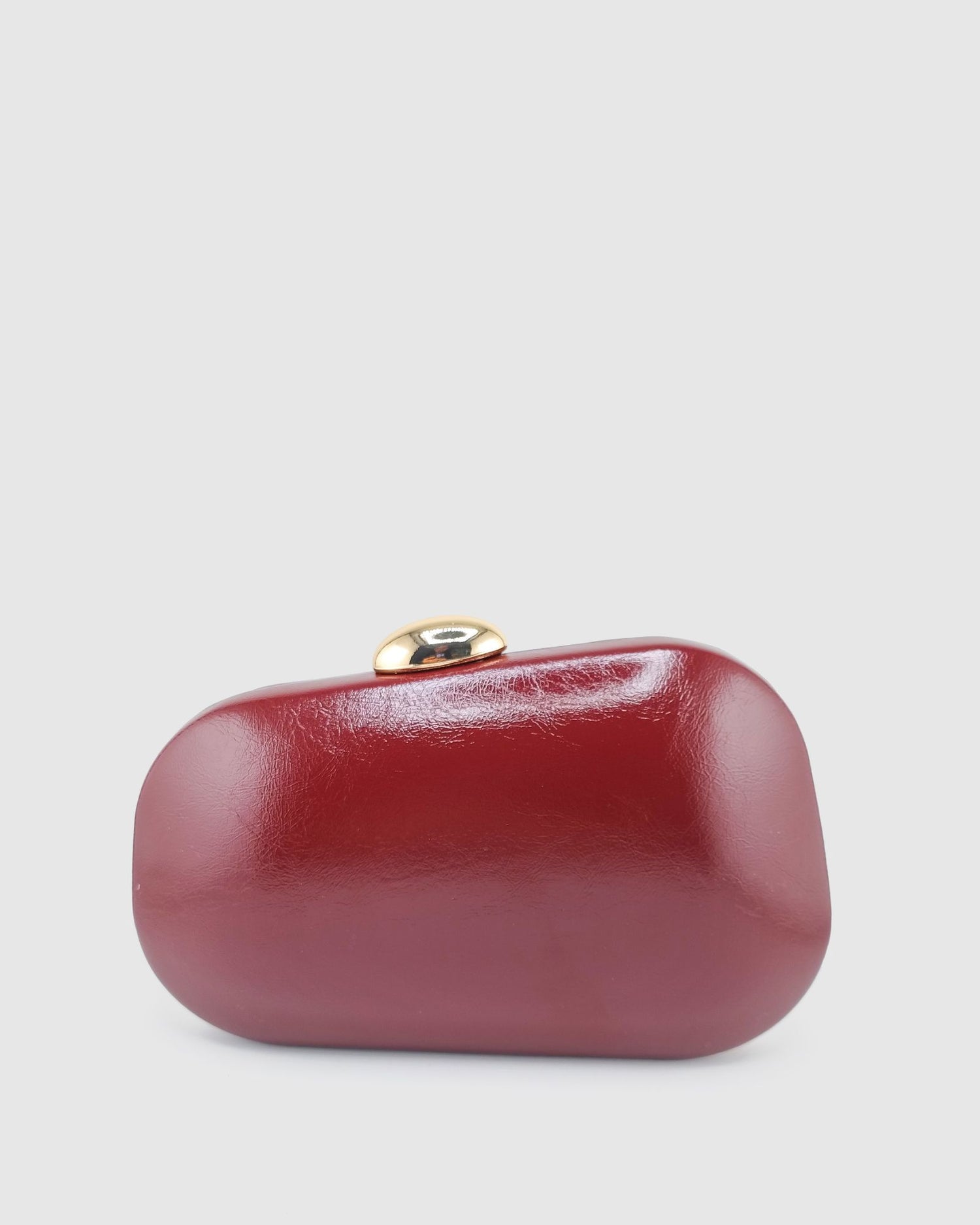Izoa Daisy Clutch Dark Red