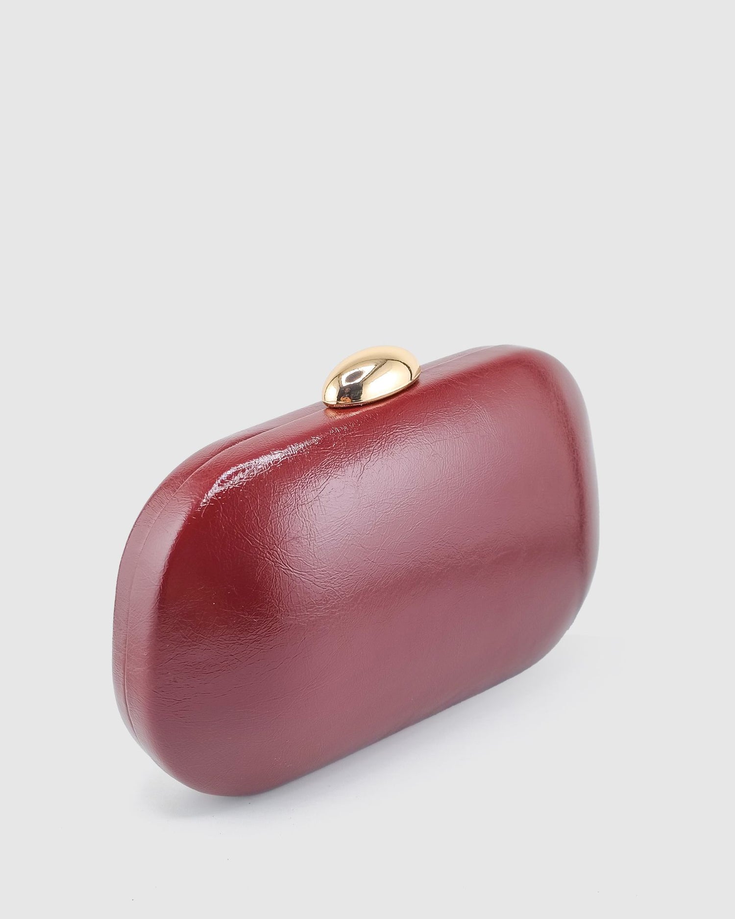 Izoa Daisy Clutch Dark Red