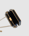 Izoa Claire Clutch Black