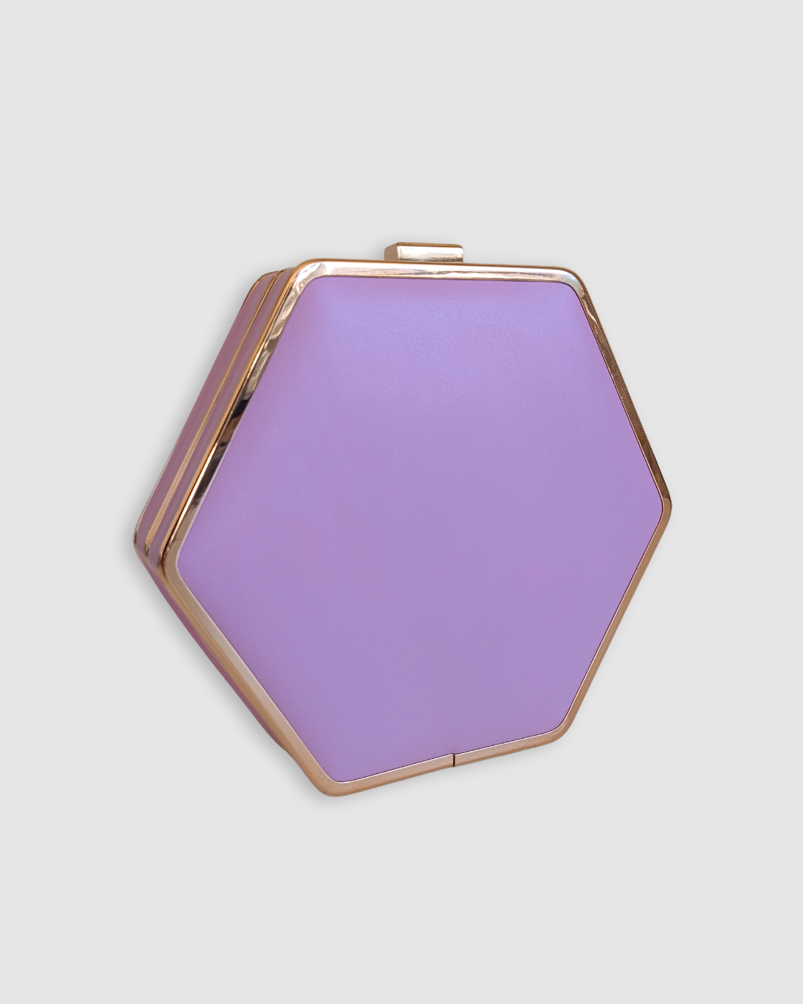 Izoa Claire Clutch Lilac