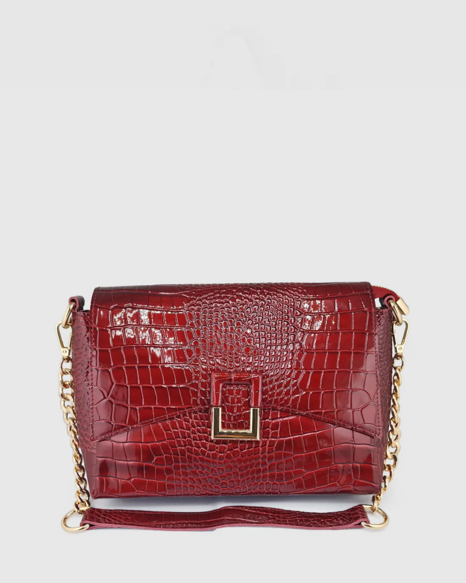 Izoa Valencia Handbag in Burgundy