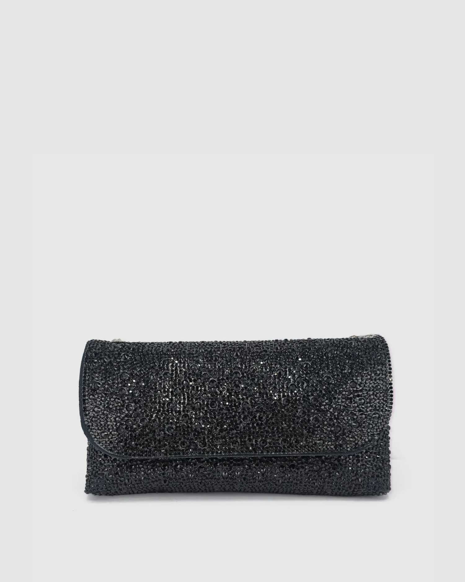 Izoa Elani Clutch Black Crystal