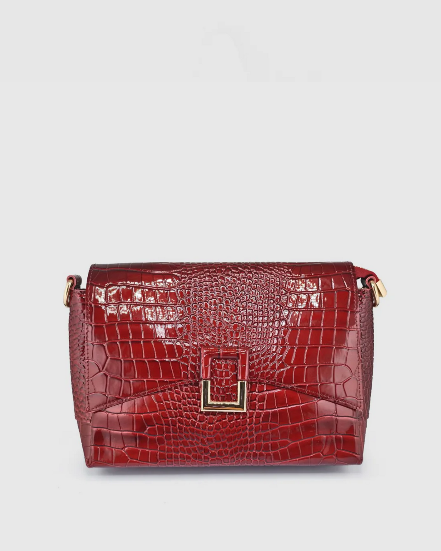 Izoa Valencia Handbag in Burgundy