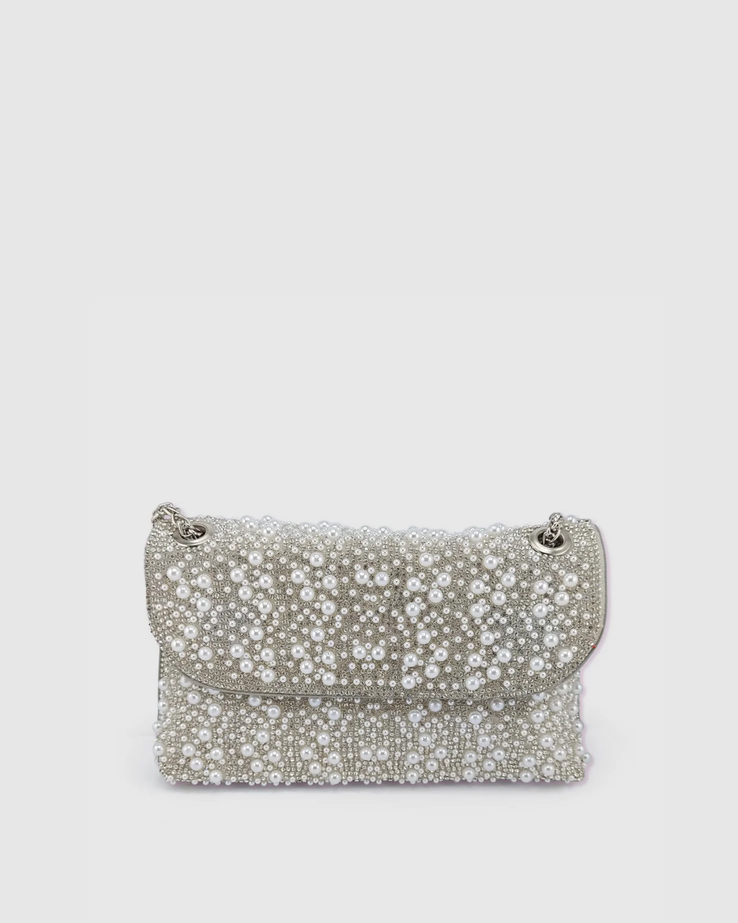 Izoa Eska Clutch Pearl Crystal