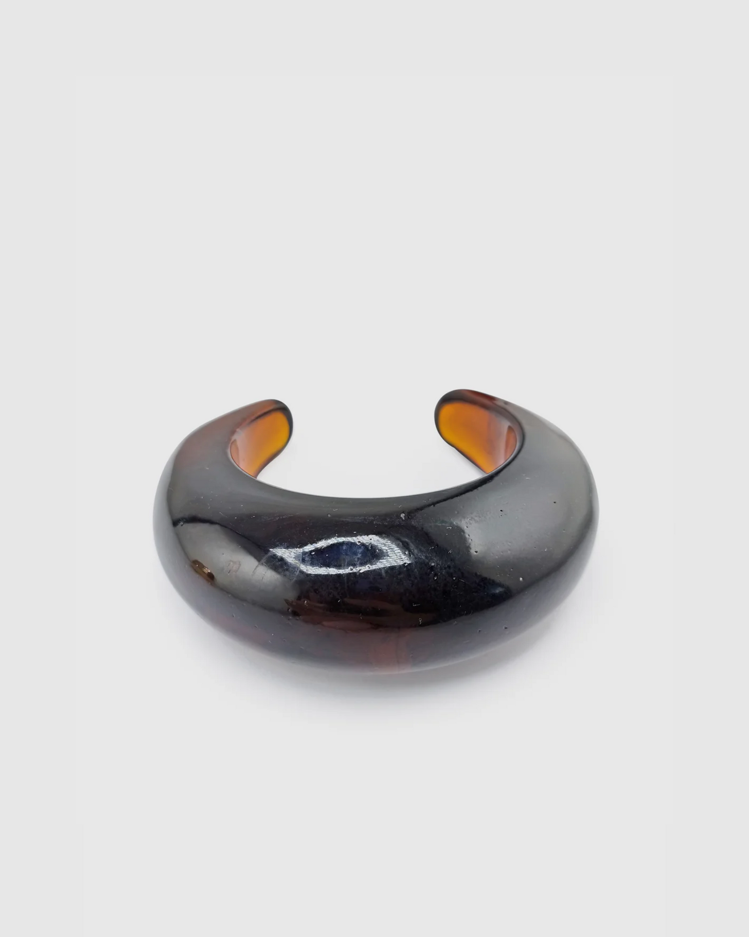 Izoa Resin Chunky Bangle Set Pink/Brown