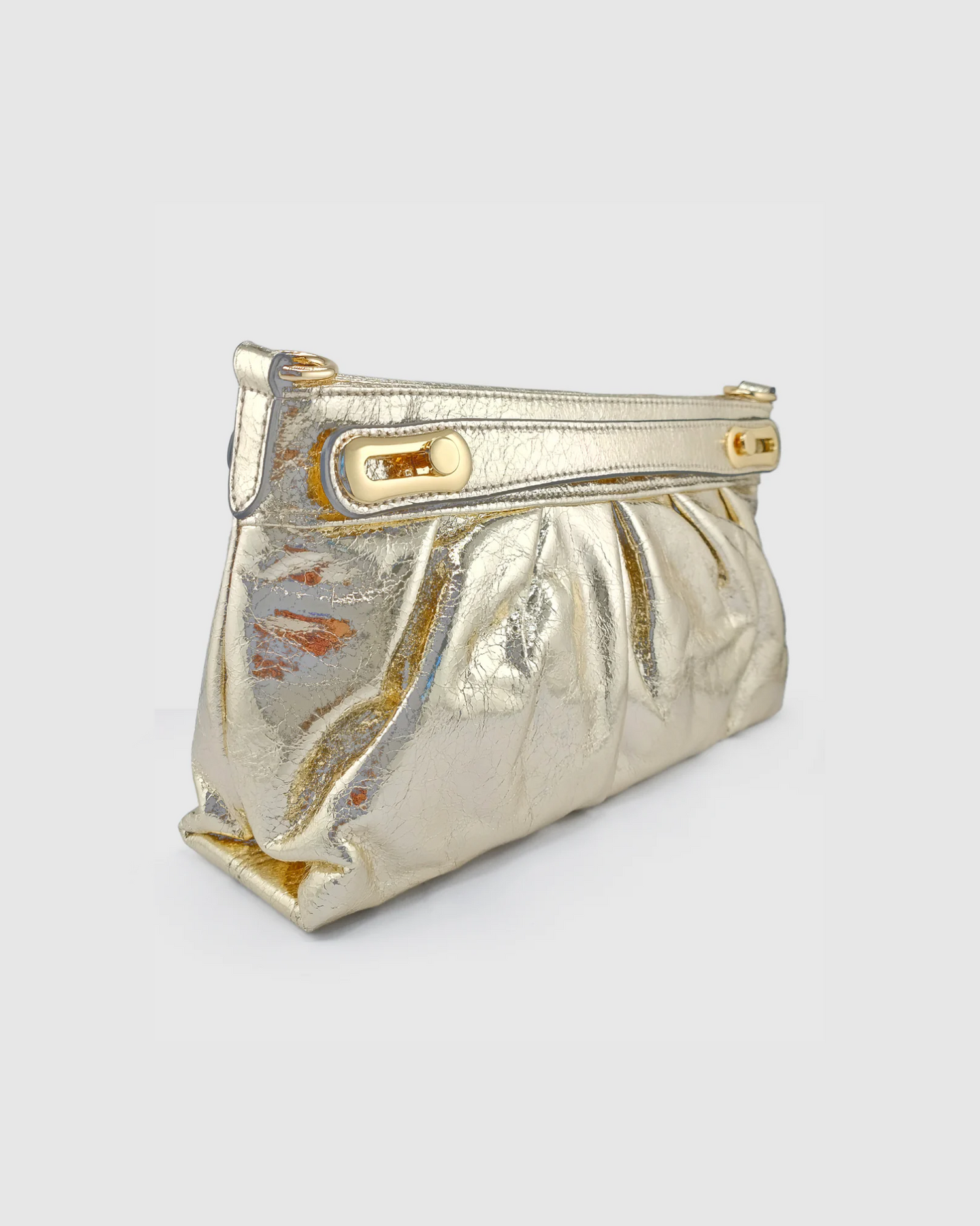 Izoa Amelie Clutch Bag in Gold