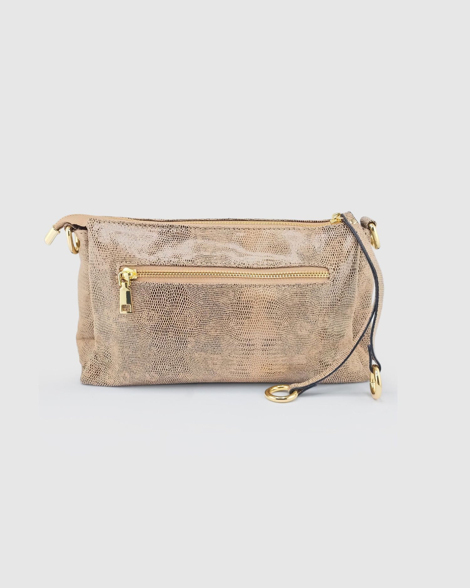 Izoa Chloe Bag in Brown Snake
