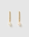 Izoa Shan Pearl Stud Earrings