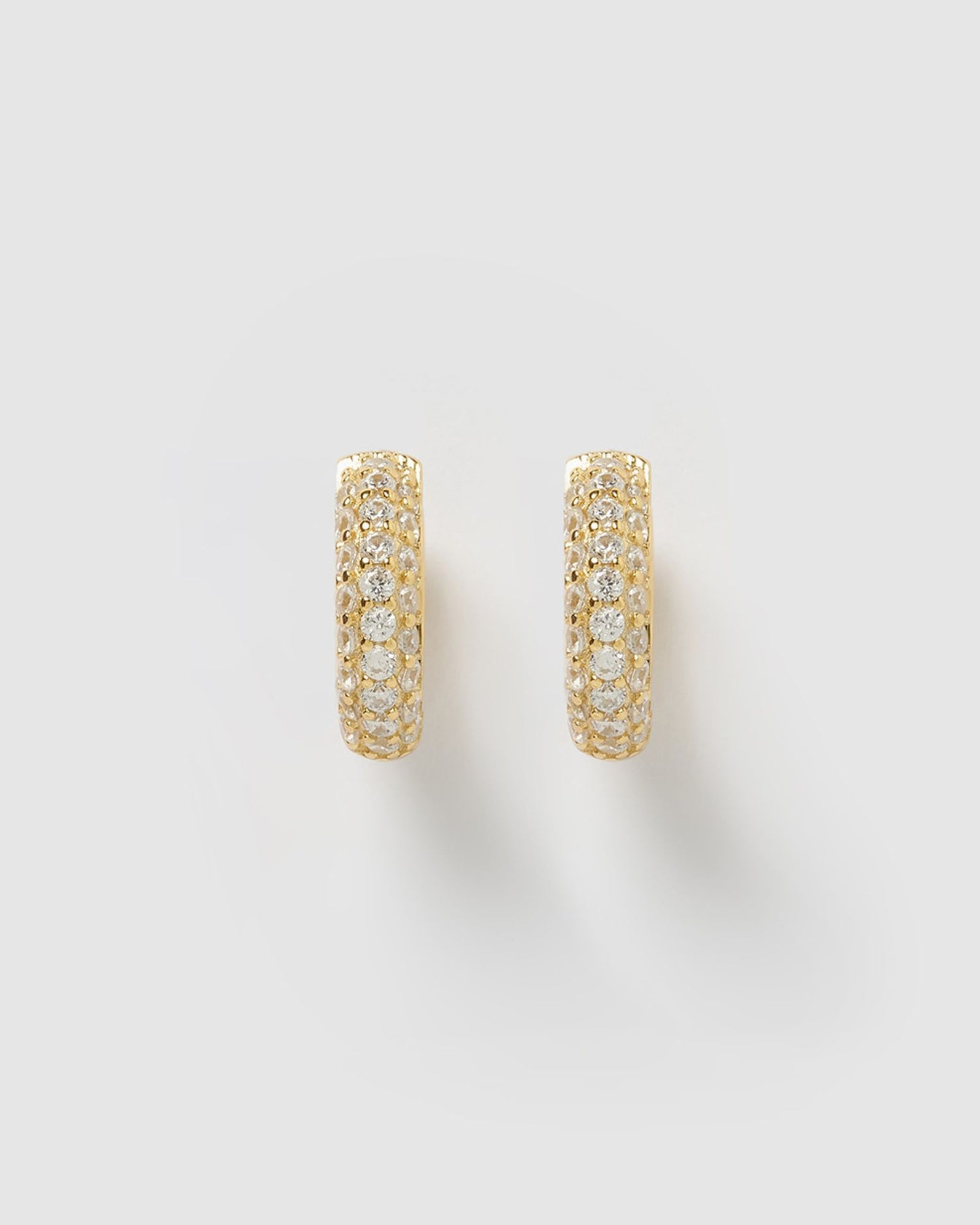 Izoa Chelsea Mini Huggie Earrings Gold