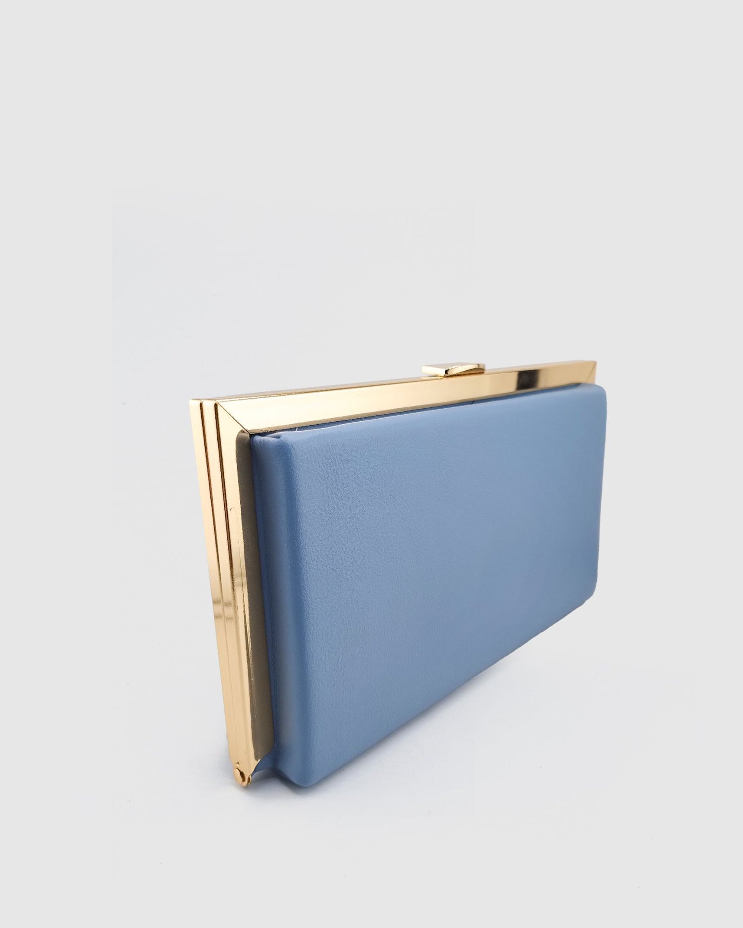 Izoa Amanda Clutch Light Blue Gold