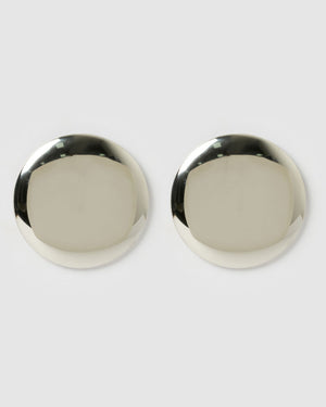 Izoa Annalise Stud Earrings Silver