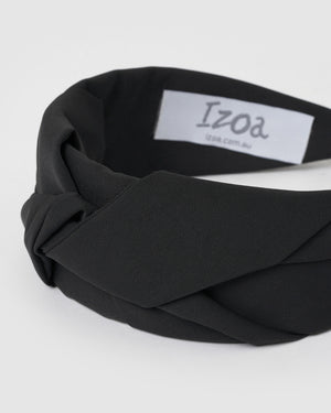 Izoa Selena Headband Black