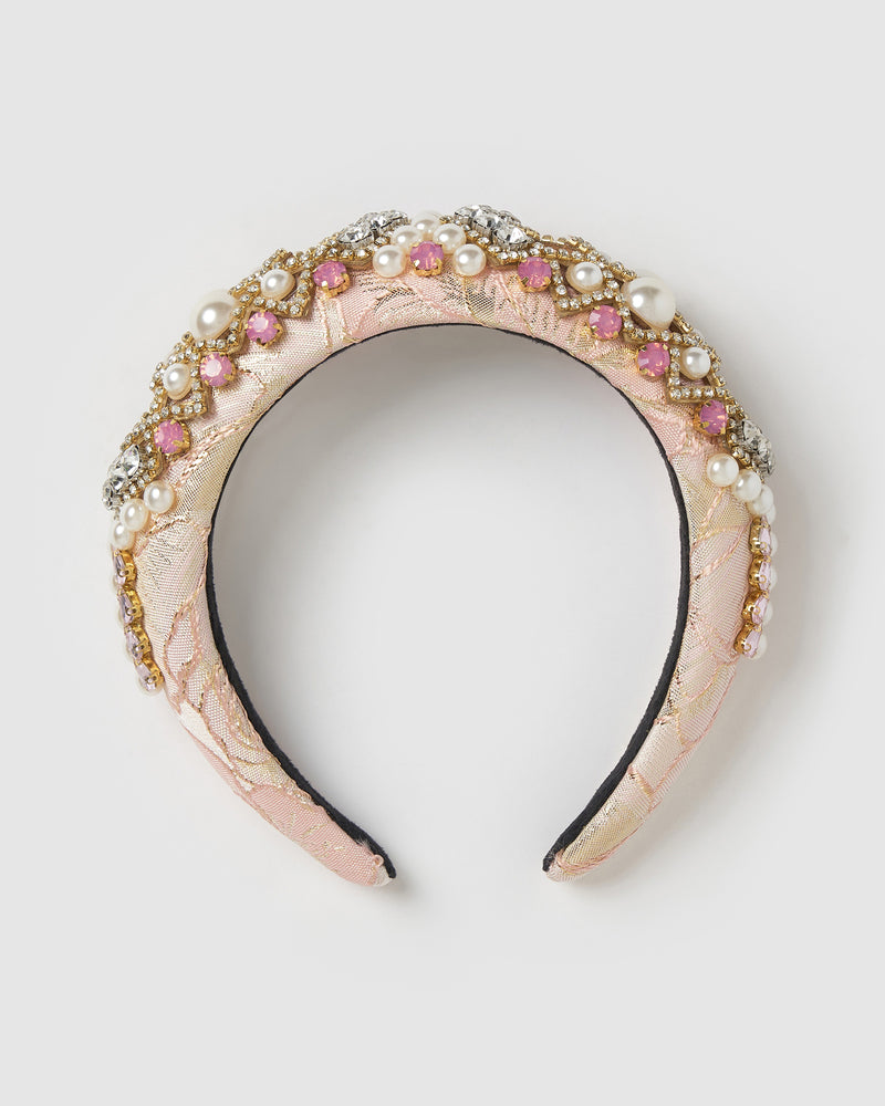 Izoa Odette Headband Baby Pink