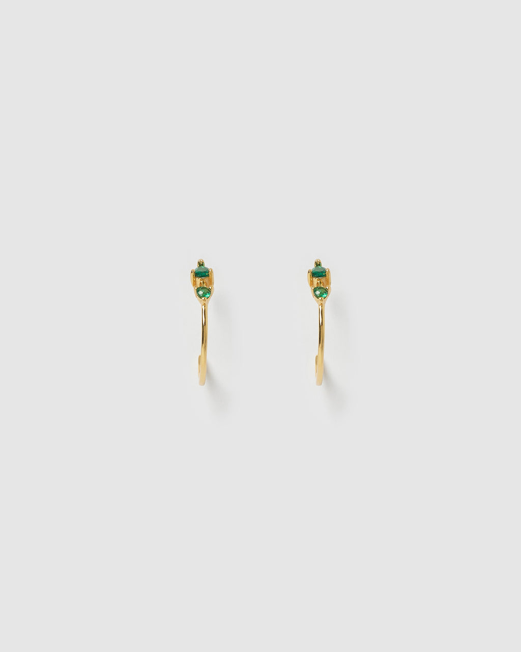Izoa Elena Emerald Earrings
