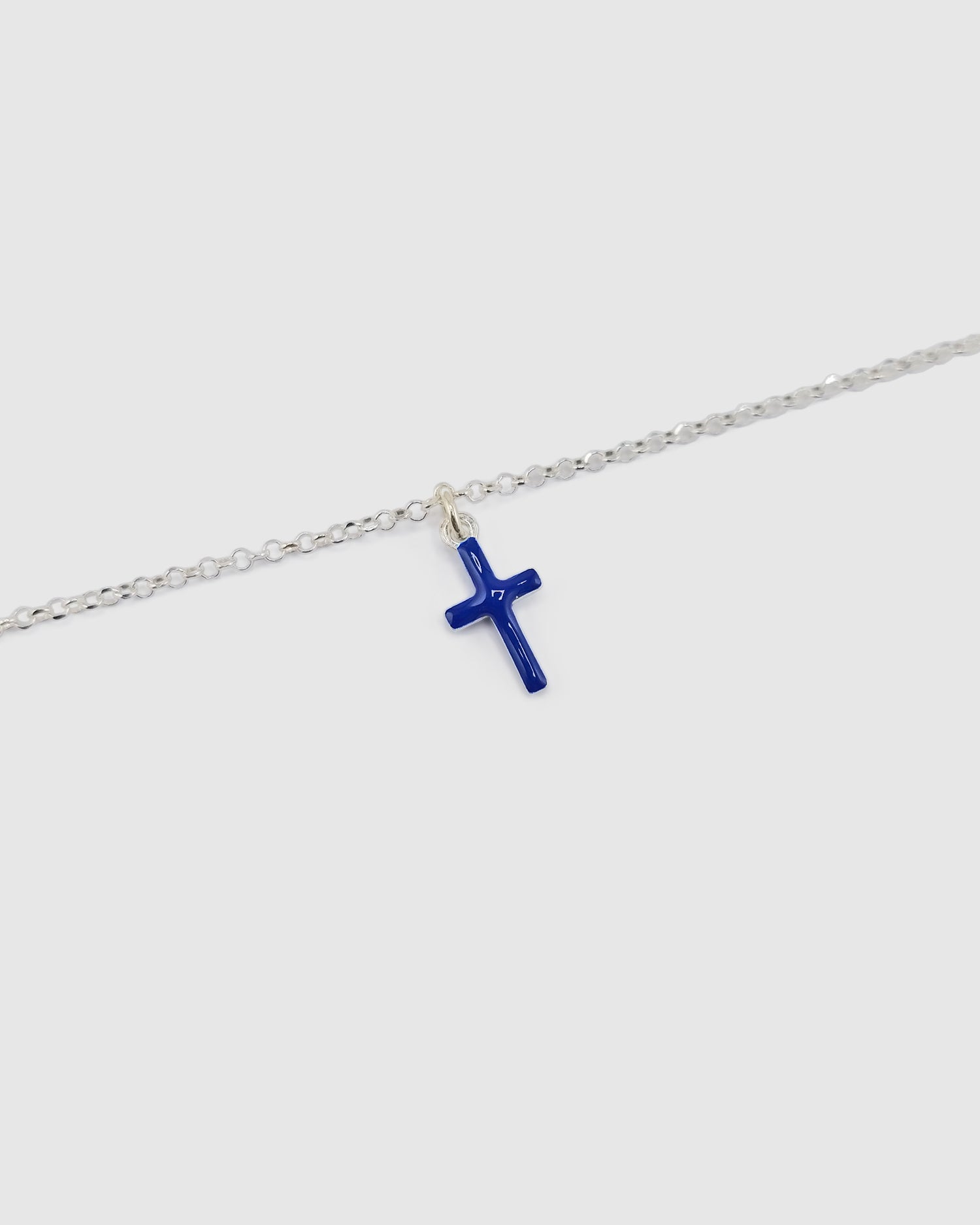 Izoa Blue Cross Bracelet