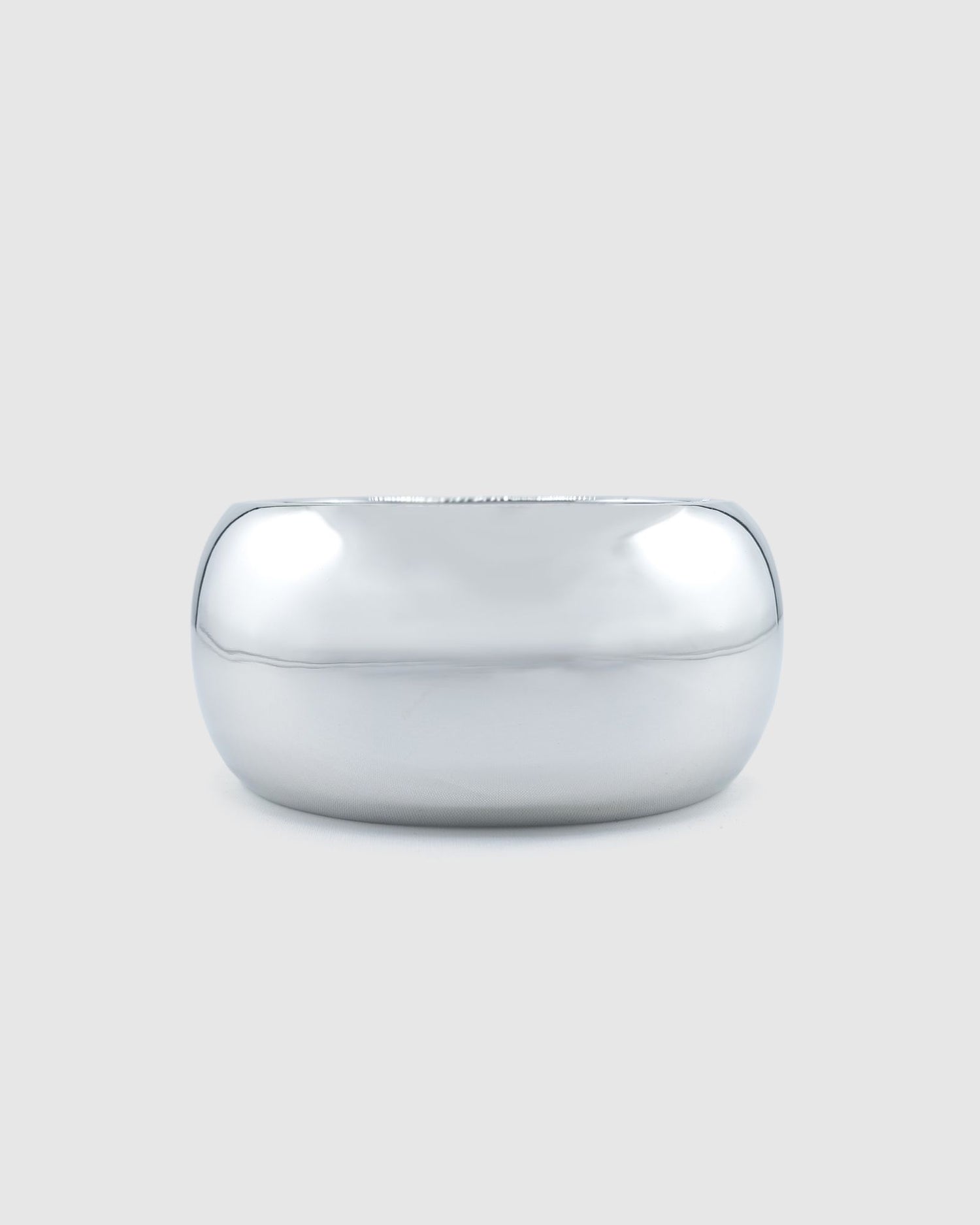 Izoa Chunky Silver Bangle Cuff