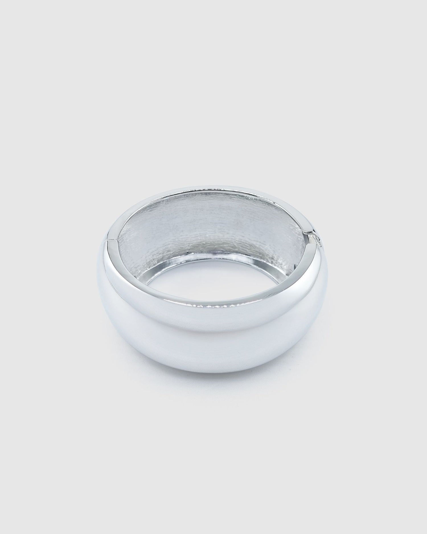 Izoa Chunky Silver Bangle Cuff
