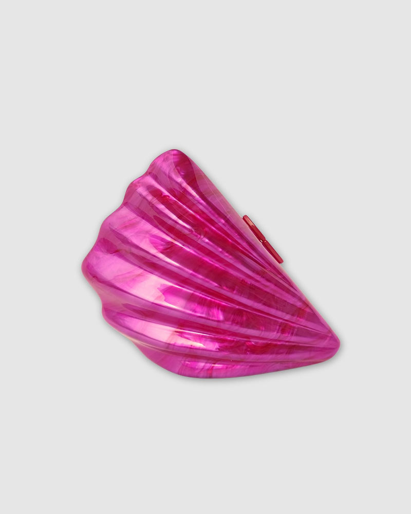 Izoa Clamshell Clutch Pink
