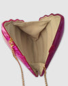 Izoa Clamshell Clutch Pink