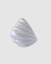 Izoa Clamshell Clutch White