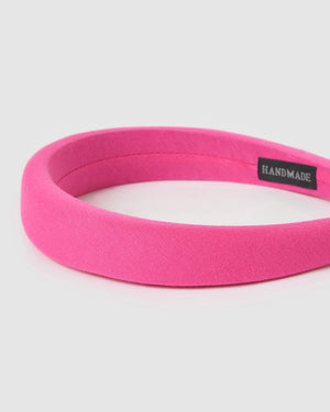 Izoa Georgia Headband Hot Pink