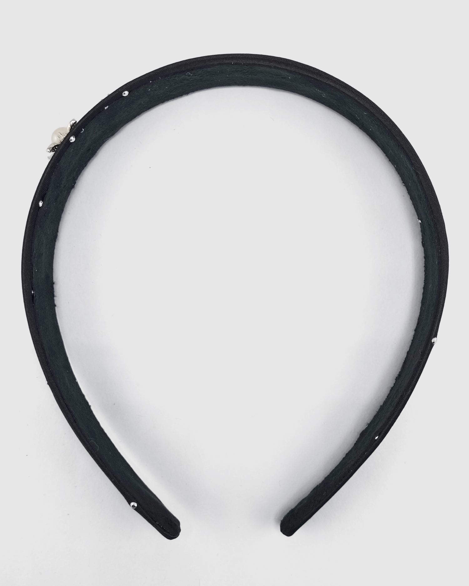 Izoa Manon Flower Headband Black