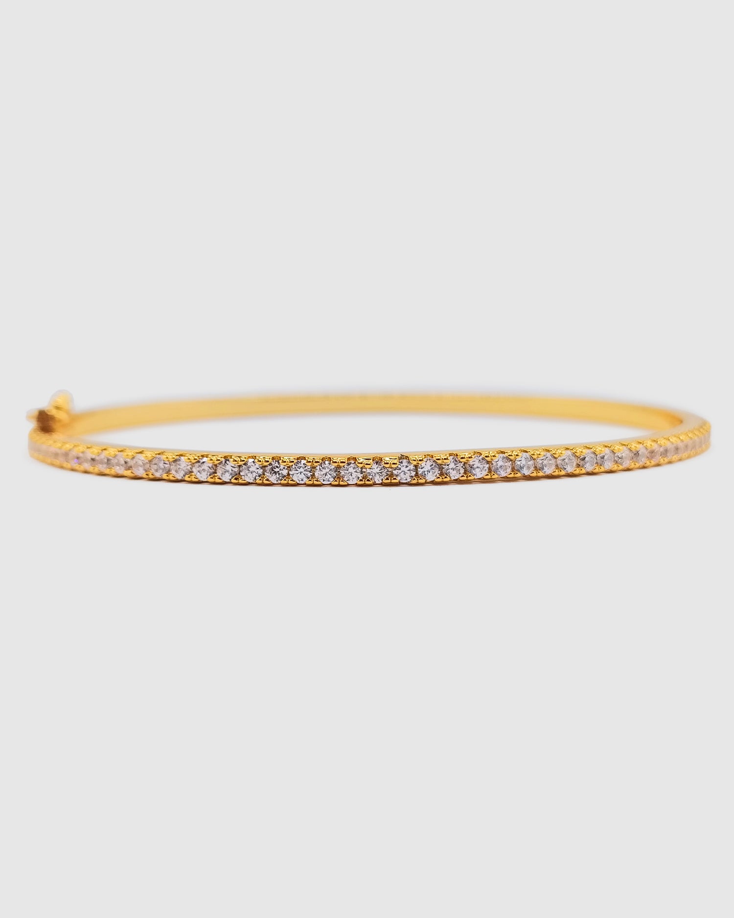Izoa Emily Cubic Zirconia Cuff Gold
