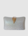 Izoa Hailey Clutch Silver