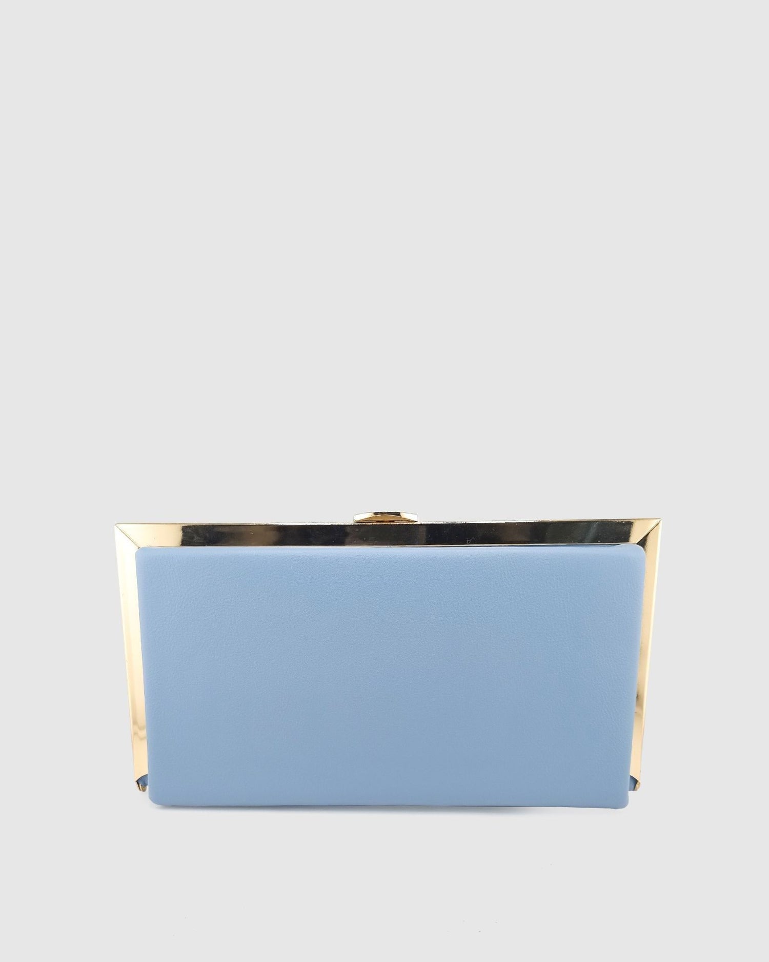 Izoa Amanda Clutch Light Blue Gold
