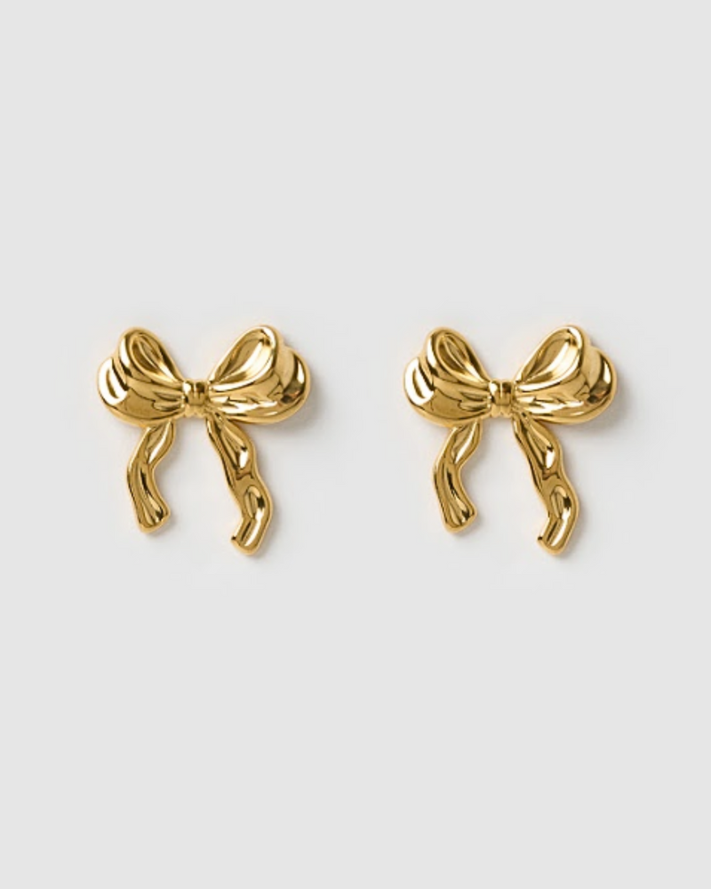 Izoa Marley Bow Stud Earrings