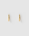 Izoa Medium Solid Huggie Earrings