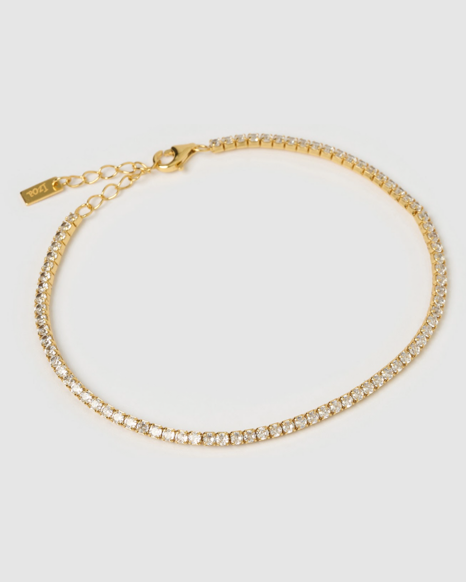 Izoa Mini Tennis Bracelet Gold