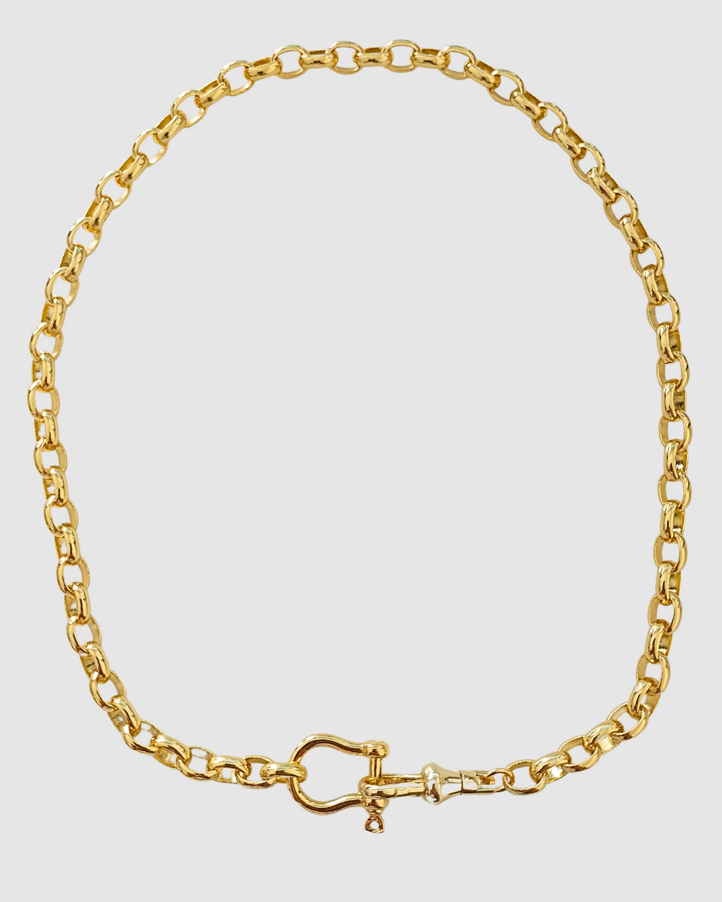 Izoa Natasha Chain Necklace Gold