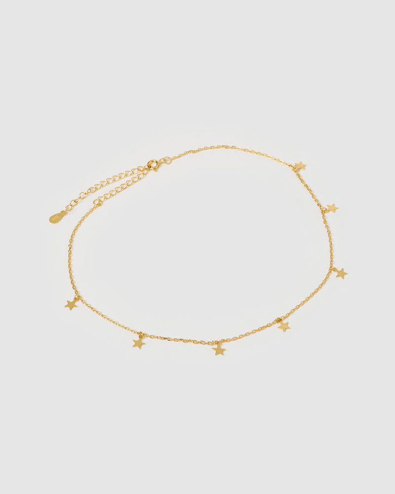 Izoa Nevaeh Choker Necklace Gold