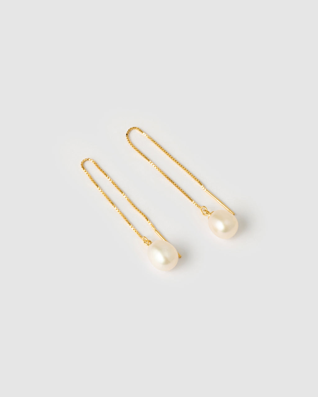 Izoa Nicola Thread Earrings Gold