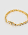 Izoa Grace Tennis Bracelet Gold