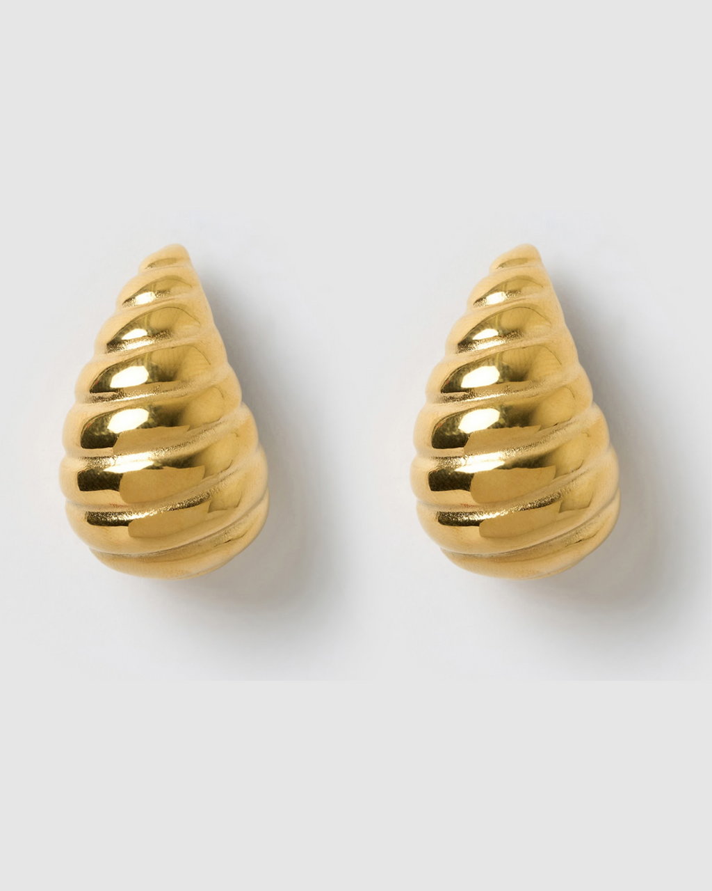 Izoa Paloma Stud Earrings Gold