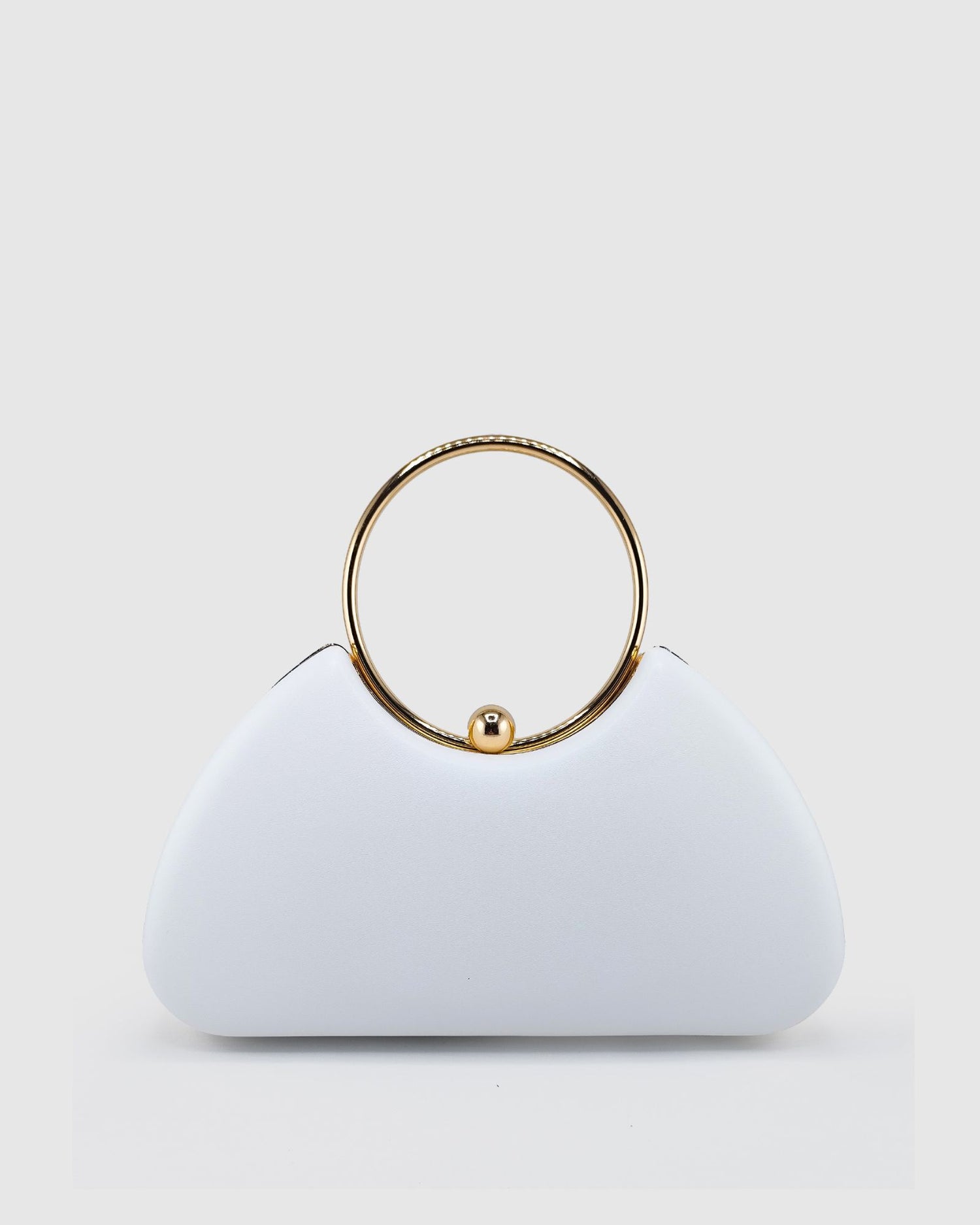 Izoa Skye Clutch in White