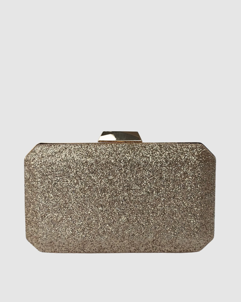 Izoa Stacey Clutch Gold